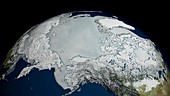 Arctic sea ice maximum, March 2017
