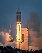 Orion spacecraft test flight launch, 2014