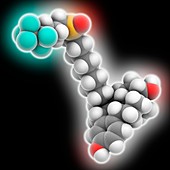 Fulvestrant drug molecule
