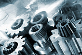 Metal cogs and gears