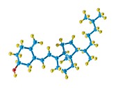 Vitamin D molecule artwork