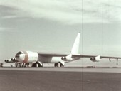 X-15 aircraft's B-52 mothership taxiing, 1960s