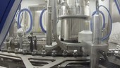 Drug research machinery, timelapse