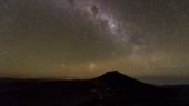 Milky Way over Paranal Observatory, time-lapse footage