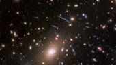 Galaxy cluster Abell S1063, HST image pan