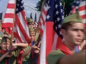 Boy scouts at Houston astronaut parade, August 1969
