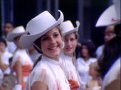 Cheerleaders at Houston astronaut parade, August 1969