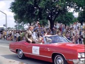 Buzz Aldrin, Houston astronaut parade, August 1969