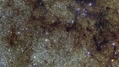 Milky Way galactic centre, VISTA image pan