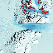 Byrd Glacier, satellite image