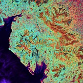 Lake District, satellite image