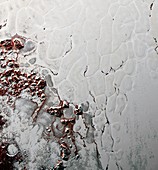 Ice cell convection on Pluto, New Horizons image
