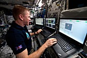 Tim Peake and ISS rover experiment, 2016