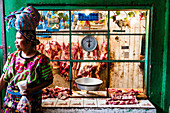 Butcher's shop in Guatemala