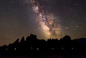 Milky Way over Alabama Hills, USA