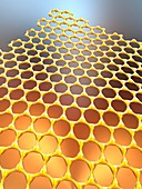 Graphene sheet, illustration