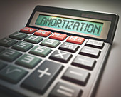 Calculator with amortization