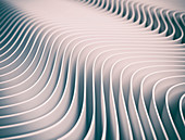 White wavy lines