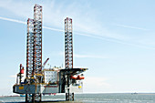 Offshore oil rig, Denmark
