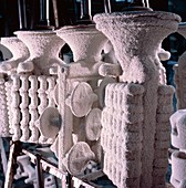 Ceramic moulds for precision investment casting