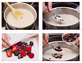 How to make porridge with berries and dried fruit