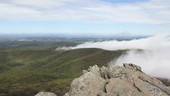 Hiker in the Blue Ridge Mountains