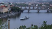 Bridges in Prague, timelapse