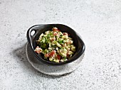 Couscous with courgette and tomato
