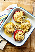 Stuffed 'cottage pie' peppers