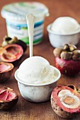 Mangostane-Joghurt-Eiscreme