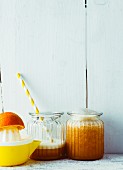 Acerola and mate mix with orange juice