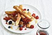 French toast with fresh summer berries