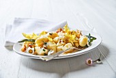 Ricotta gnocchi with daisies