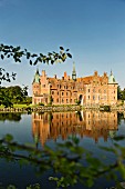 Egeskov Castle on the island of Funen, Denmark