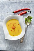 Paprika and chilli soup