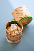 Sticky rice in a basket (Asia)