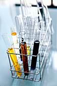 Test tubes in a laboratory