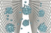 Graphene-oxide based sieve, artwork