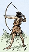 Stone Age Bowman, illustration