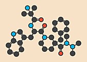 Anamorelin cancer drug molecule