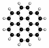 Coronene polyaromatic hydrocarbon