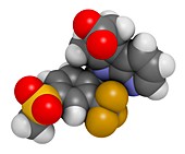 Fevipiprant asthma drug molecule
