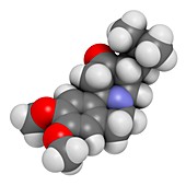 Tetrabenazine hyperkinetic disorder drug molecule