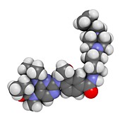 Volasertib cancer drug molecule