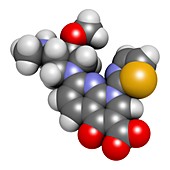 Vosaroxin cancer drug molecule
