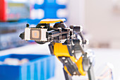 Robotic arm with microchip