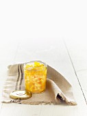 Lacto fermented yellow peppers