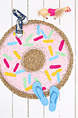 Fußmatte in Donut-Optik