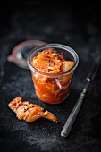 Kimchi in a glass