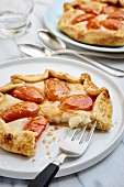 Apricot and marzipan galette